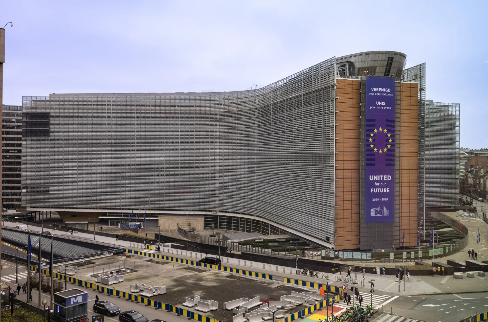 The Berlaymont Building in Brussels.