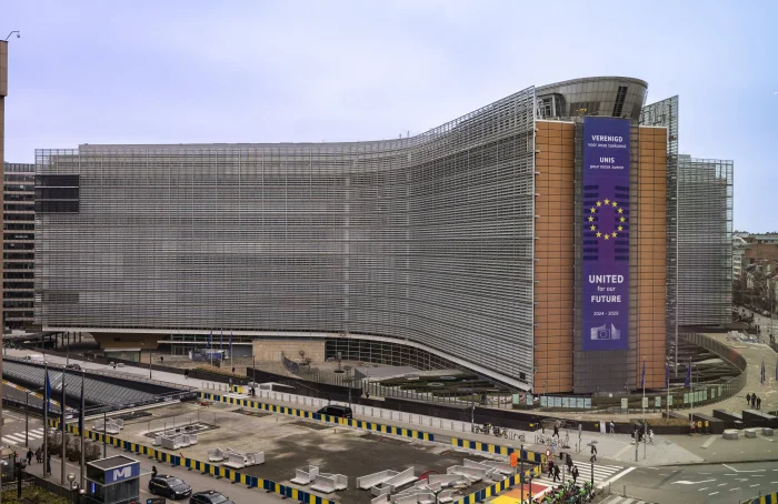 The Berlaymont Building in Brussels.