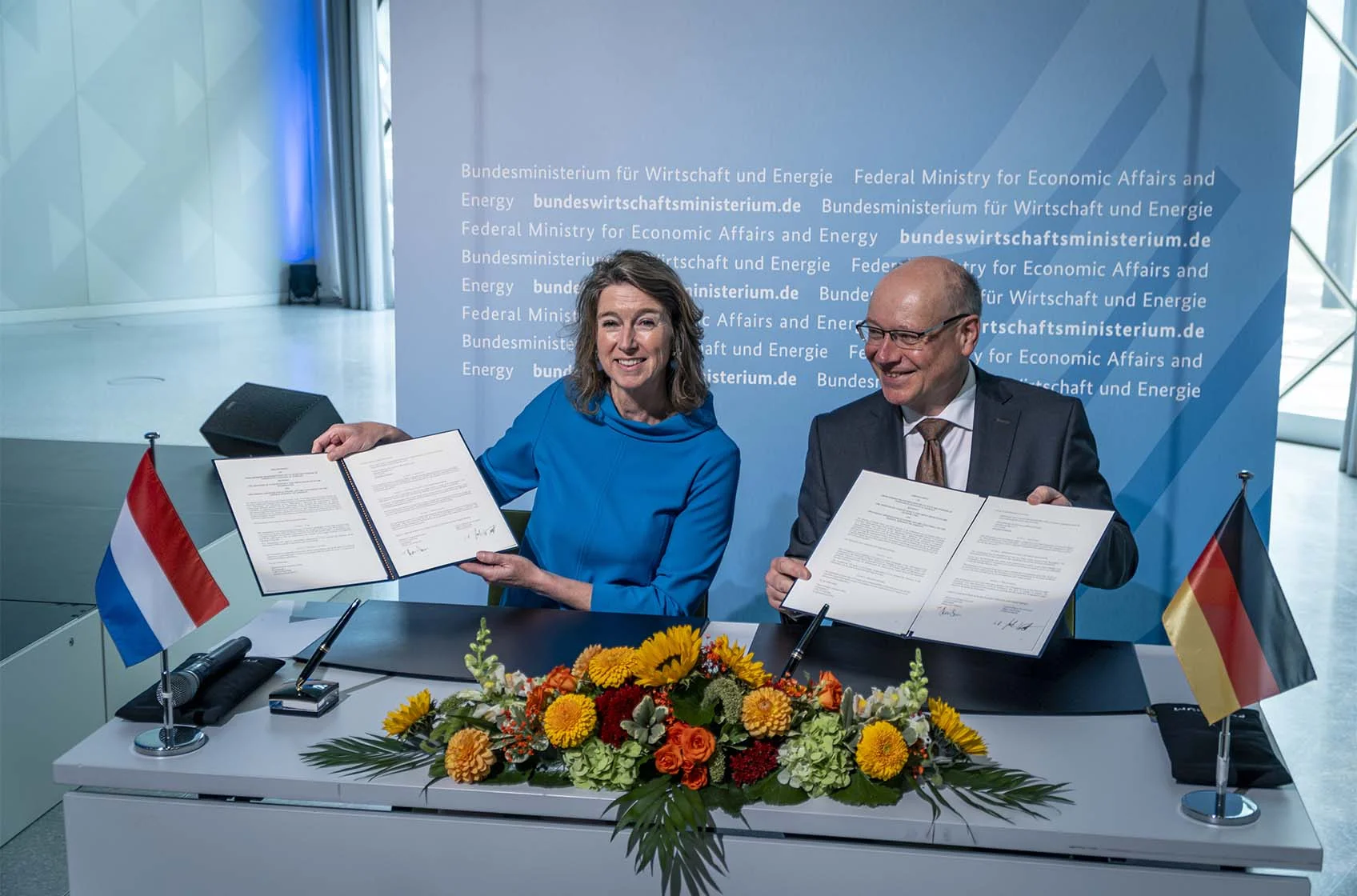 Bundeswirtschaftsministerium unterzeichnet Absichtserklärungen zum CO₂-Export mit Dänemark und den Niederlanden