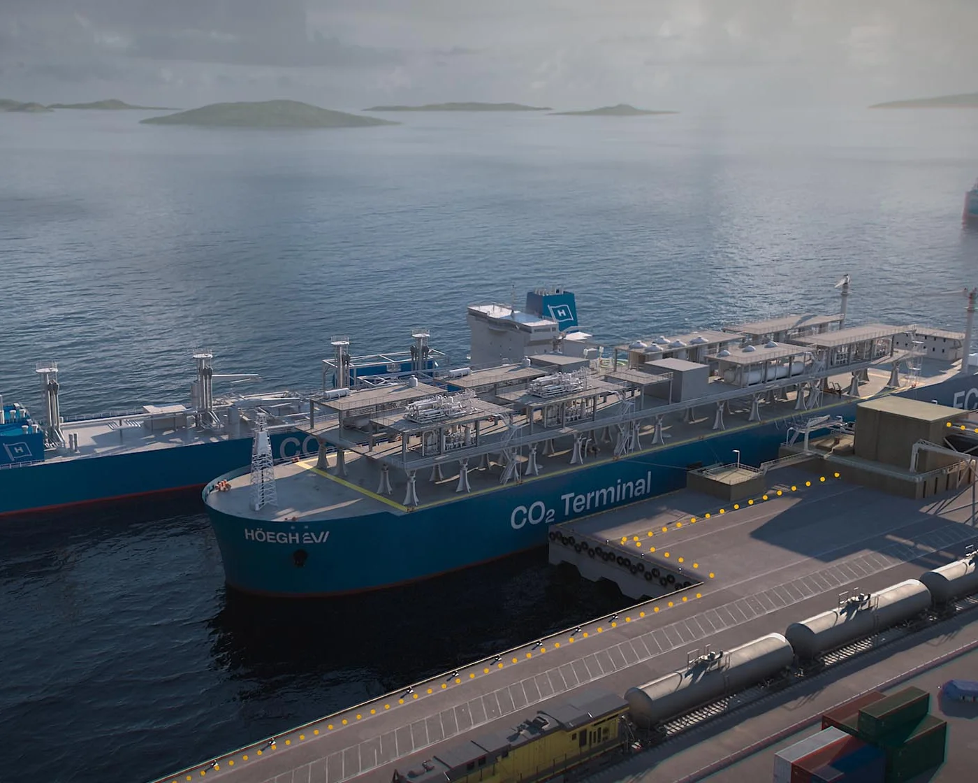 NICE – CO₂-Logistik am Stockholm Norvik Port